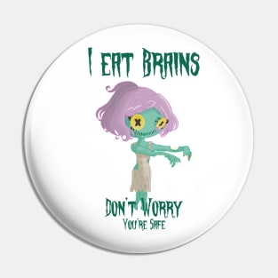 Zombie Girl Pin