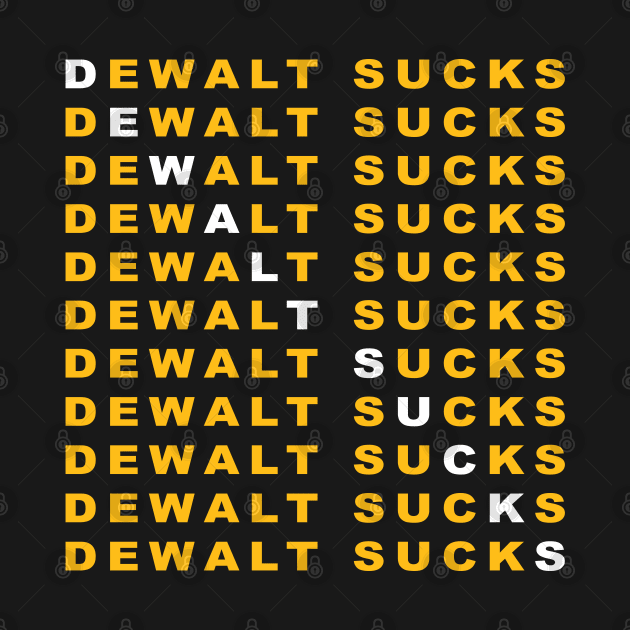 Dewalt Sacks List design by Creative Designs Canada