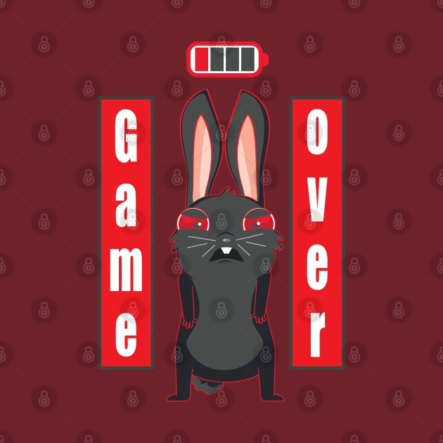 Game over black bunny by AnnArtshock