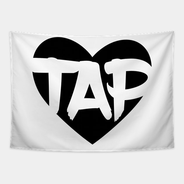 Tap Dance Love, Tap Dancing Gift, Tap Dancing, Gift for Tap Dancer Tapestry by bhp