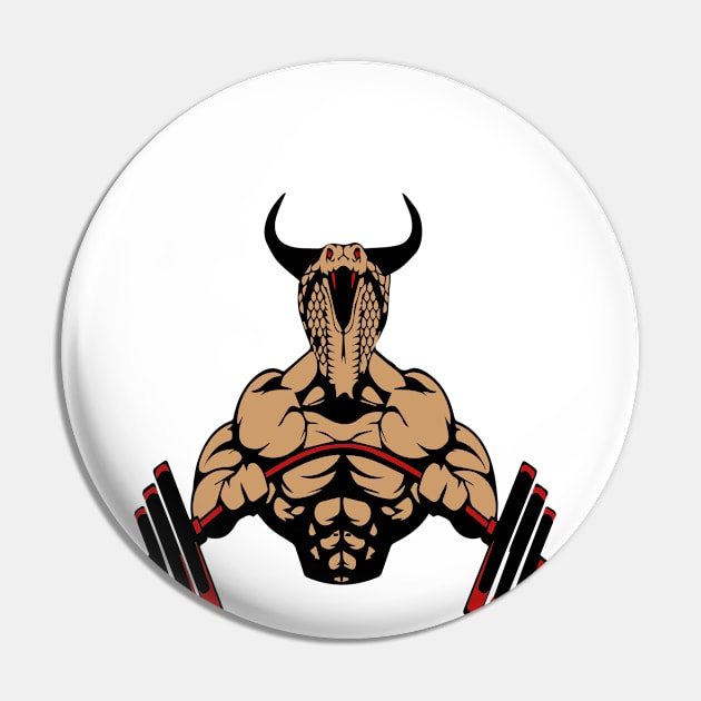 Gym Fitness Cobra Pin by yamiston