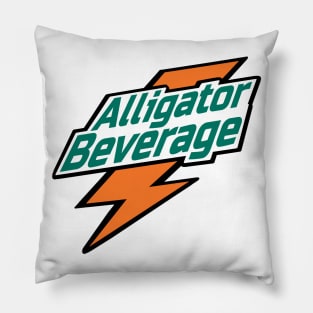 Sports Drink Thirst Quenching "Alligator Beverage" 90's Logo Parody Off Brand Knock Off Pillow