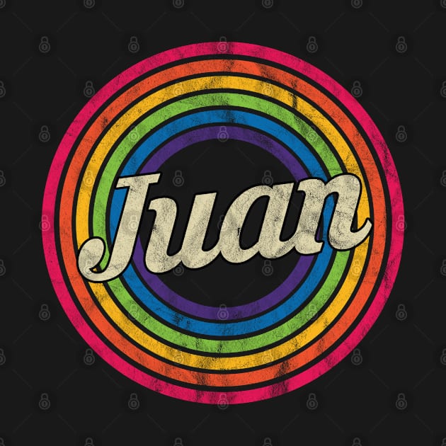 Juan - Retro Rainbow Faded-Style by MaydenArt