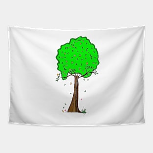 Hearts and Stars tree Tapestry