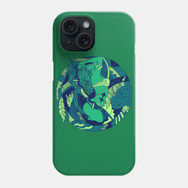 Ngreen Sagittarius Beauty Phone Case by kenallouis