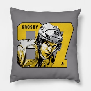 Sidney Crosby Pittsburgh Number Pillow