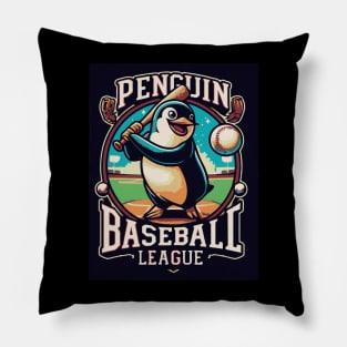 Penguin Baseball Tribute - Penguin Baseball League Pillow