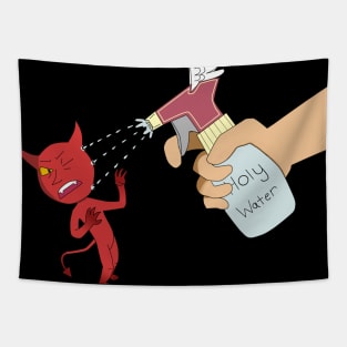 Begone Devil! Tapestry