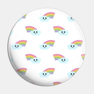 Kawaii Cute Rainbow Pattern Pin