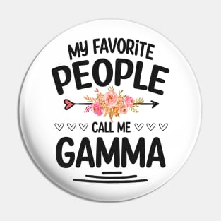 My favorite people call me gamma Pin