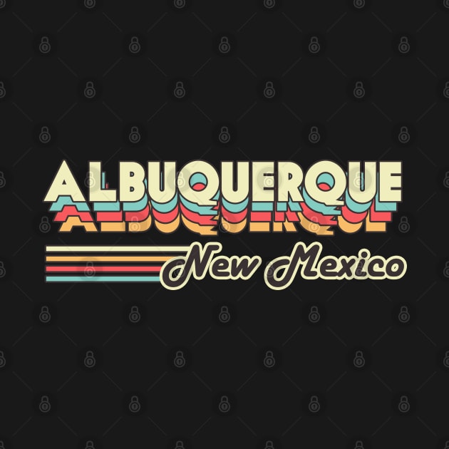 Albuquerque town retro by SerenityByAlex