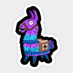 Fortnite Llama Stickers Teepublic - 