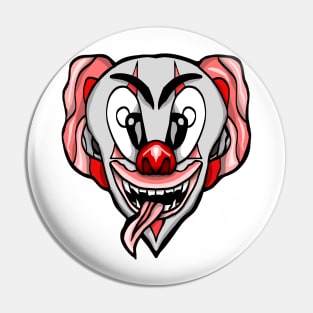 Clownin' Around Design (Red) Pin