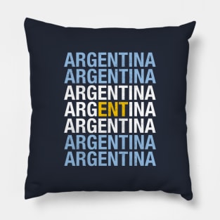 argentina flag Pillow