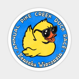 Annual Pike Creek Duck Race Kenosha Wisconsin Magnet