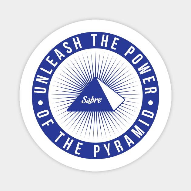 UNLEASH THE POWER OF THE PYRAMID Magnet by moerayme