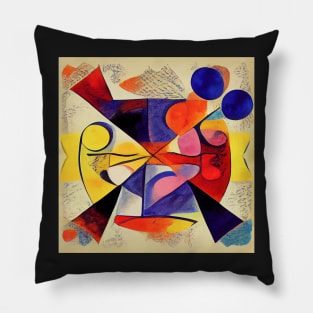 Illustrations inspired by Wassily Kandinsky Pillow