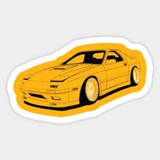 Yellow Mazda - Just The Truck Sticker