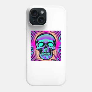 #SkullLove Synthwave Skull 001 Phone Case