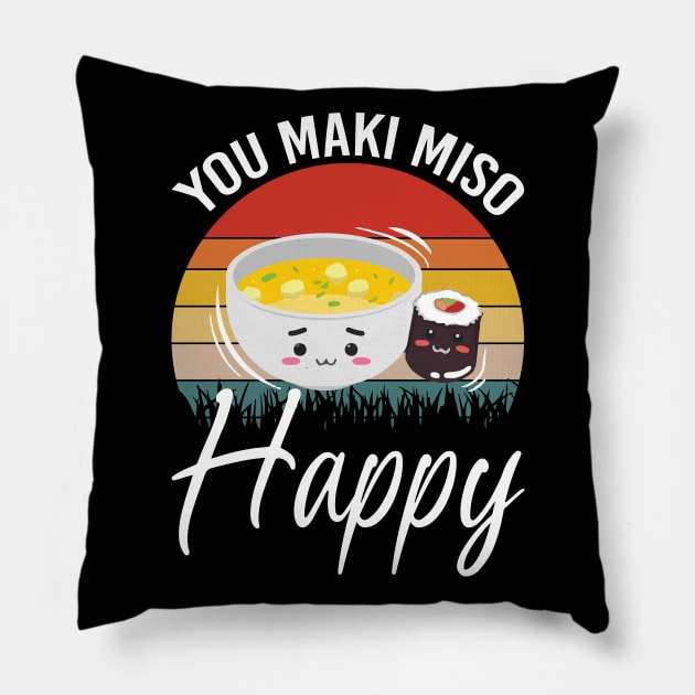 You Maki Me So Happy - Sushi Pillow by CRE4TIX