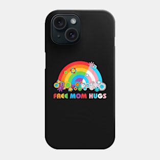 Rainbow Free Mom Hugs LGBTQ Trans Pride Month Equality Phone Case