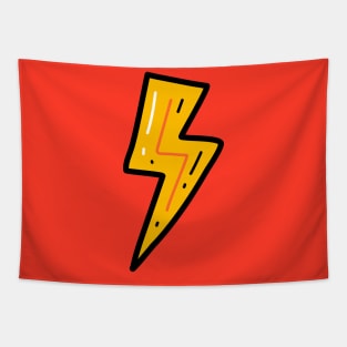 Cute Lightning Bolt Doodle Tapestry