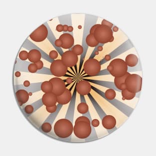 Brown chocolate balls Pin