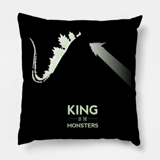 King of the Monsters Pillow by dorothytimmer