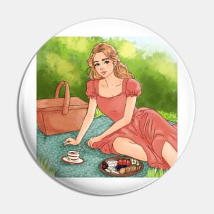 Midday picnic Pin