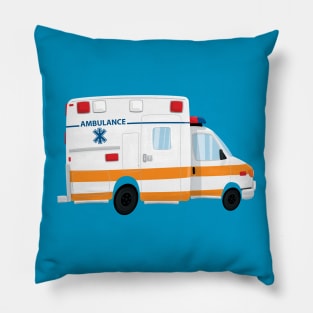 Cute Ambulance Design Pillow