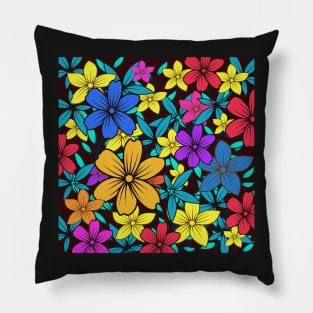 vintage flower pattern Pillow