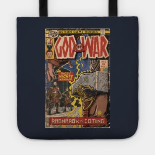 God of War Ragnarök Comic book cover Fan Art Tote