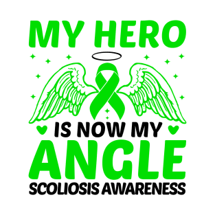 My Hero Is Now MY Angle Scoliosis Awareness T-Shirt