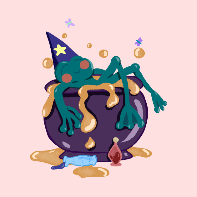 Wizard Frog Bath by daynamayday