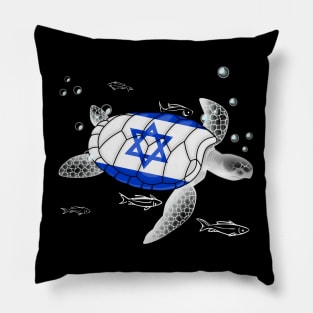 Israel Turtle Pillow