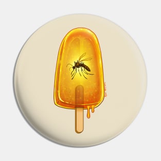 Amber Mosquito Popsicle Pin