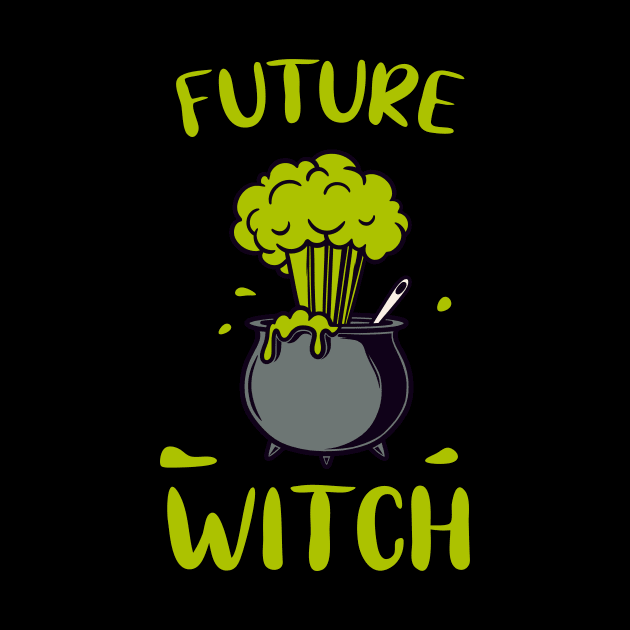 Green Witch Cauldron funny Wiccanism by Foxxy Merch