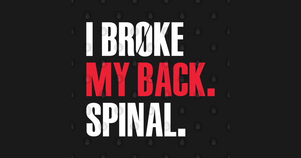 I Broke My Back. Spinal Cj Mccollum Sticker TeePublic