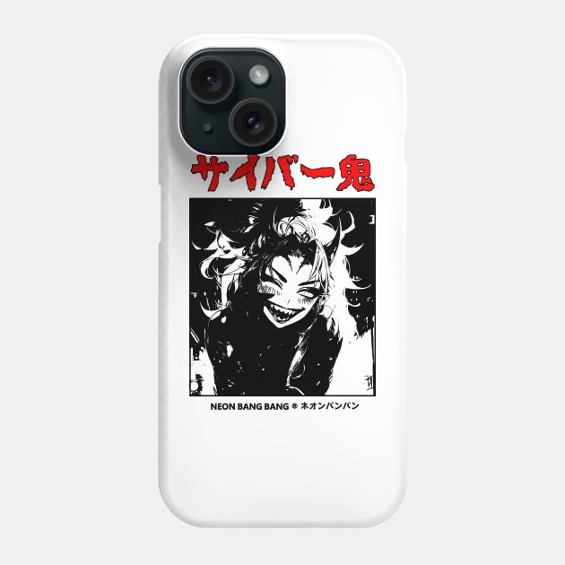 Anime Dark Goth Horror Manga Japanese Streetwear Aesthetic Phone Case by Neon Bang Bang