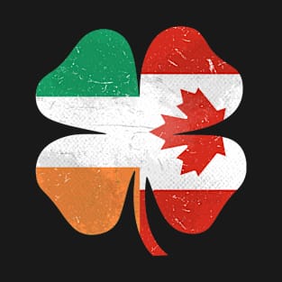 Canadian Irish Shamrock canada Ireland St. Patrick's Day T-Shirt