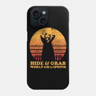 Hide & Grab World Champions - Graboids - Tremors - Horror Art Phone Case