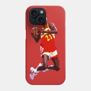 Dominique Wilkins pixel dunk Phone Case