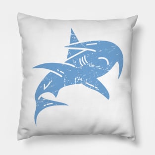 Distressed Hammerhead Shark Pillow