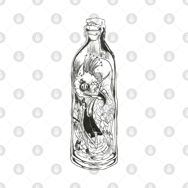 Fantastic Creature in a Bottle by Créa'RiBo