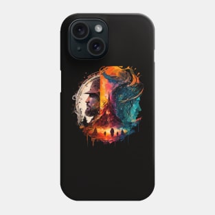 Bright abstract illustration of Lord of the rings Phone Case