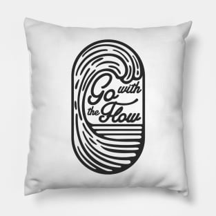 Go with the flow wave Pillow