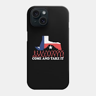 Razor Wire Come and Take It Supreme Court Texas Border 202 Phone Case