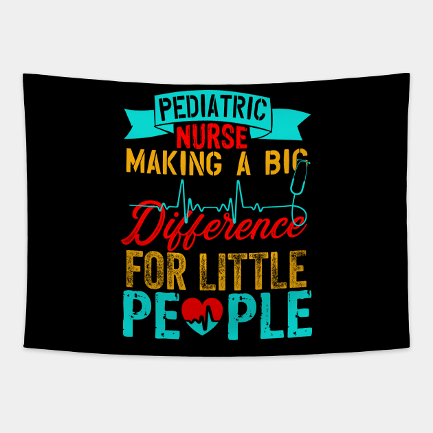 Pediatric Nurse Gifts Tapestry by BadDesignCo