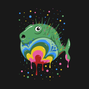 Trippy Puffer Fish T-Shirt