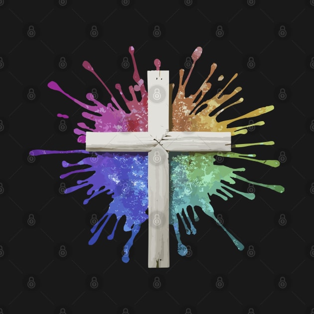 Cross With Colors by Graceful Designs